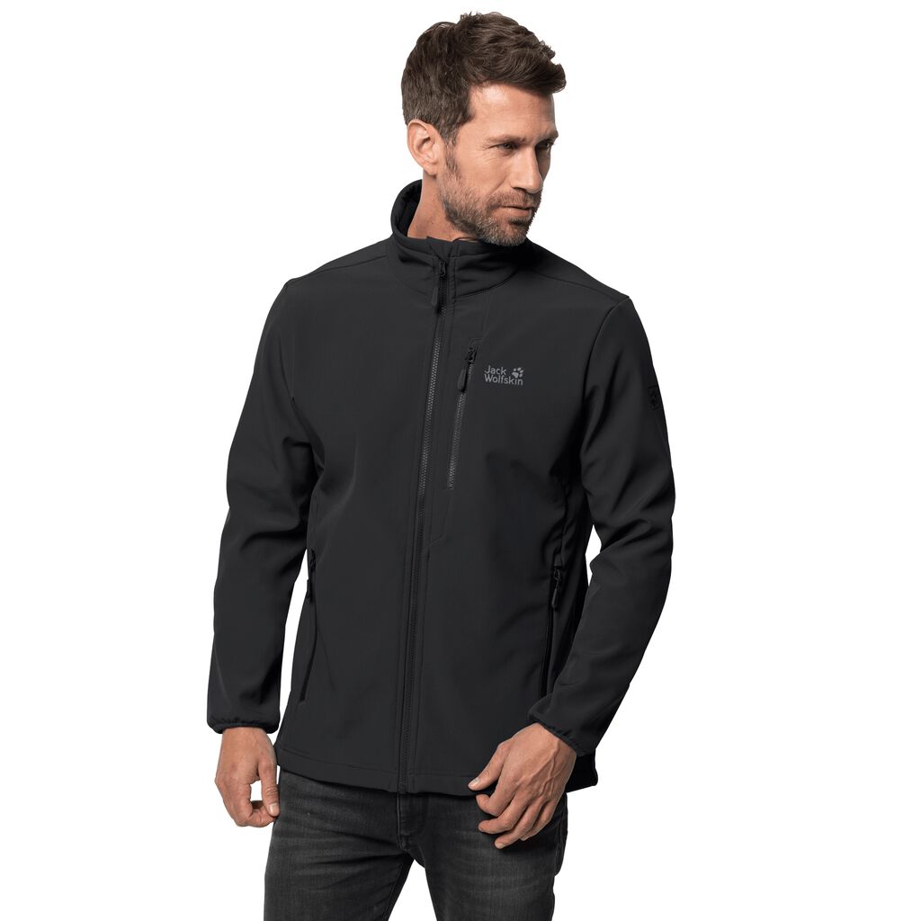 Jack Wolfskin WHIRLWIND Vestes Homme Noir - HSVZEQA-40